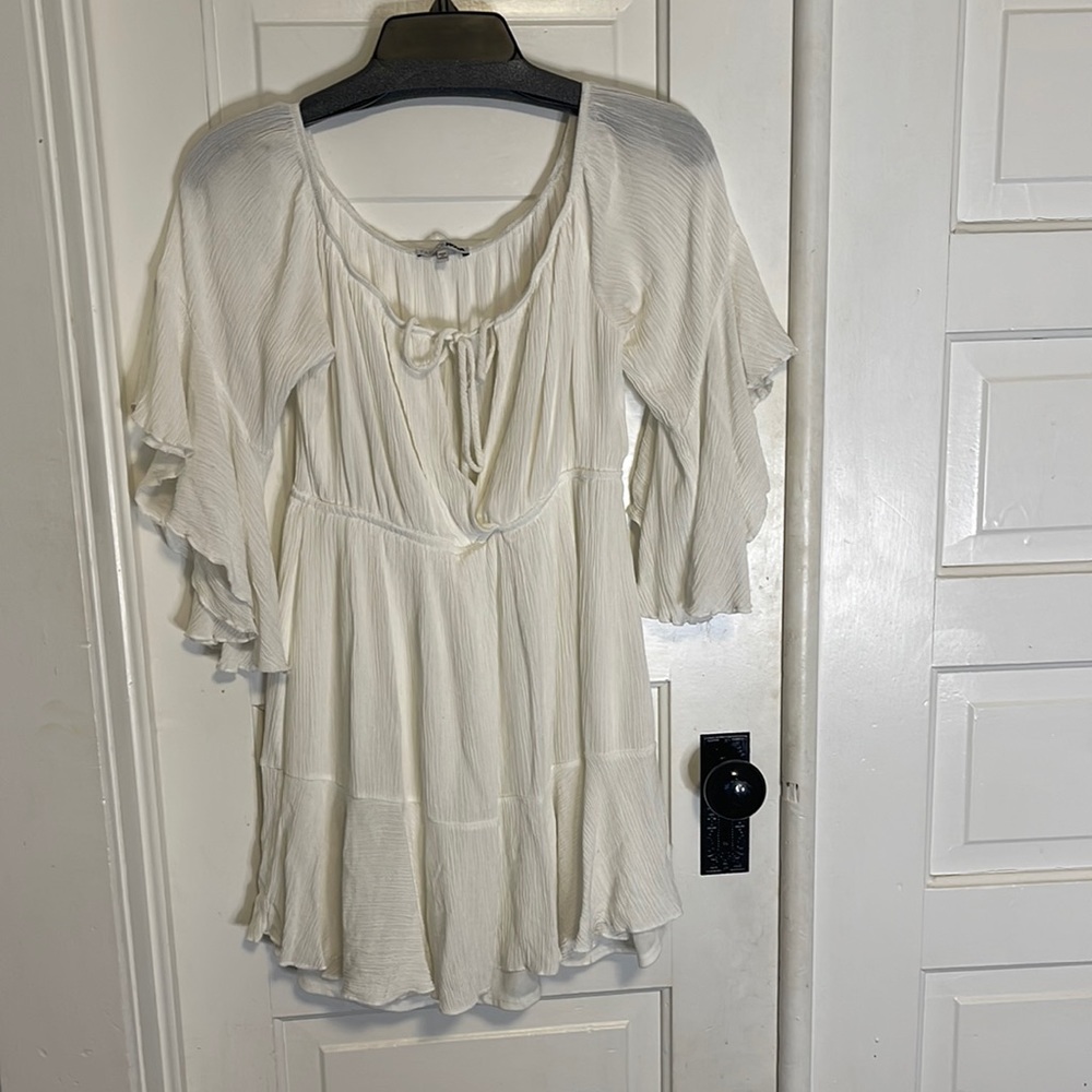 White dress by Fashion Nova